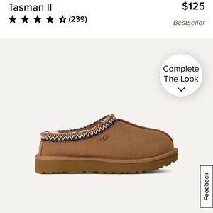 UGG Tasman womens Slippers - Chestnut